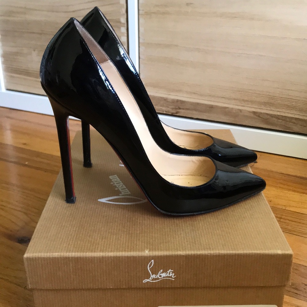 Christian Louboutin pigalle 120 patent calf